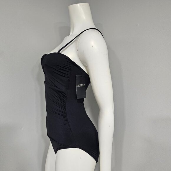 Lauren Ralph Lauren V-Wire One-Piece Swimsuit - Picture 3 of 11